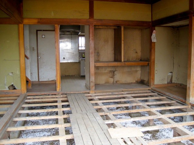 Finally cleaned out and drying